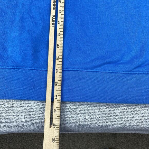 Nike Men's Crew Neck Sweatshirt Blue Orange Trance Size Large - Picture 10 of 16